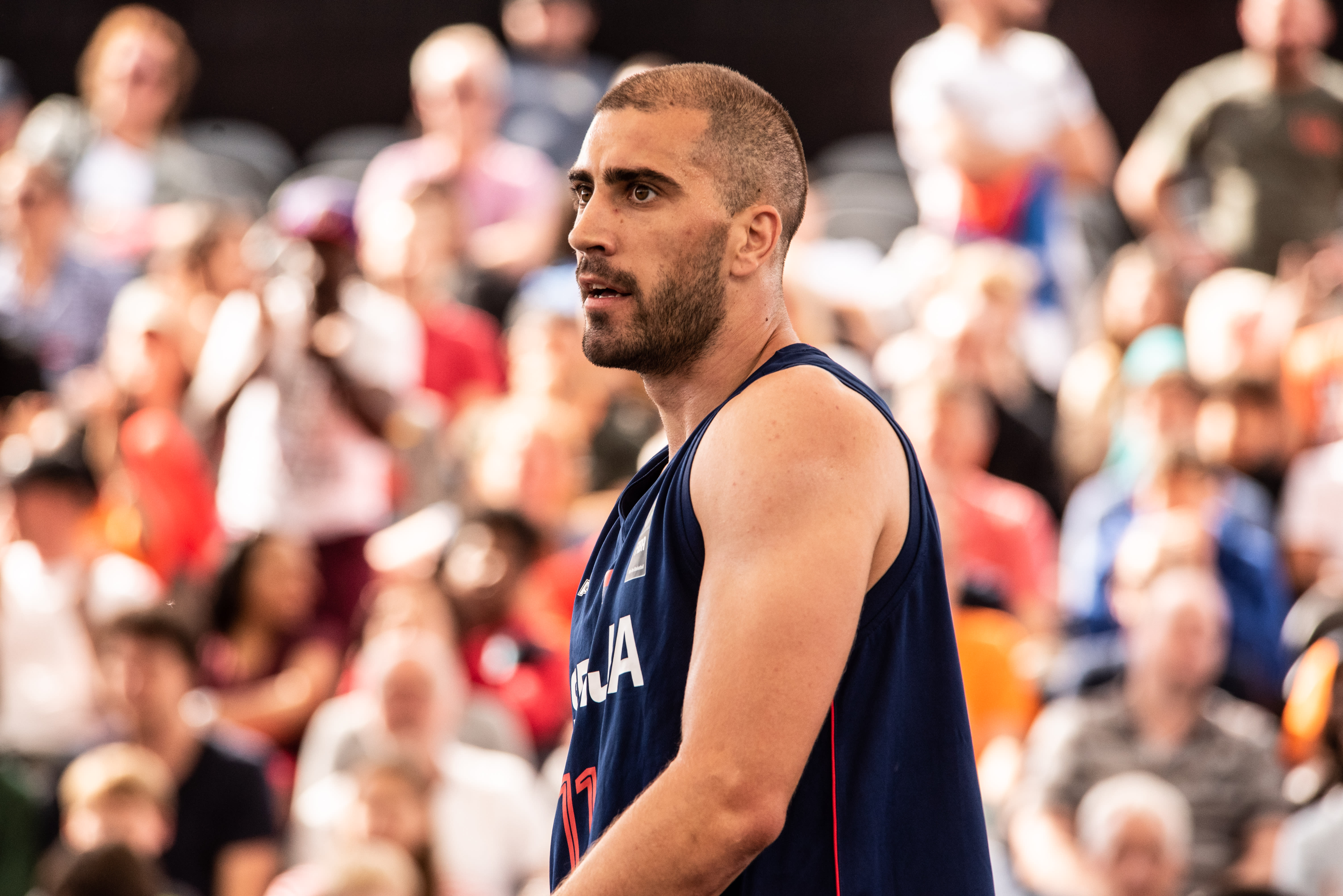 ウェア FIBA 3X3 official uniform tank top (XXL) New Nike FIBA Team 3x3 Blue Reversible Basketball Jersey